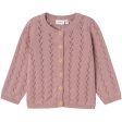 Name It Deauville Mauve Banni Strik Cardigan Noos Online now