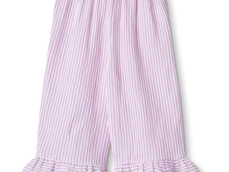 Fliink Cloud Dancer Pink Stripe Ciao Stripe Pant Fashion