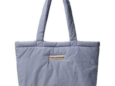 Sofie Schnoor Blue Striped Tote Bag For Sale