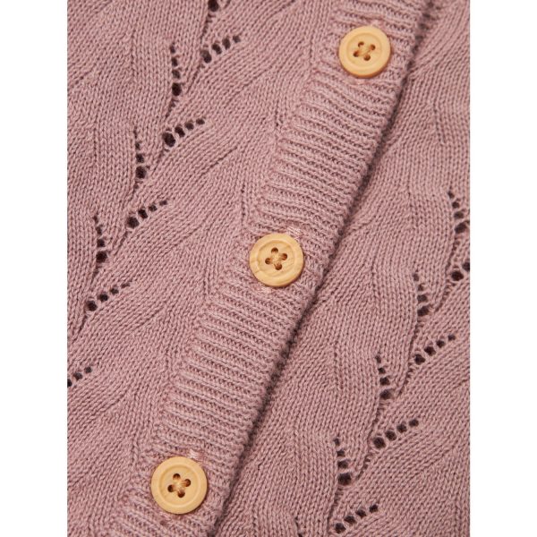 Name It Deauville Mauve Banni Strik Cardigan Noos Online now