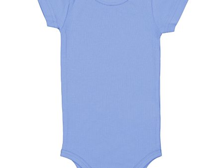 MarMar Modal Fine Rib Cornflower Plain Body Fashion