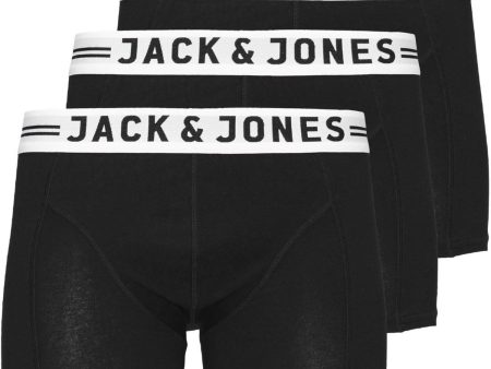 Jack & Jones Junior Black Sense Trunks 3-Pack Noos Sale