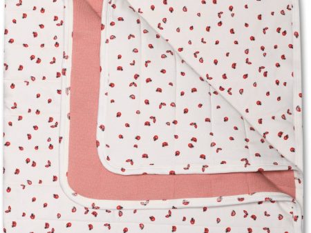 Petit Piao Ladybug Quilted Plaid Printed Online now