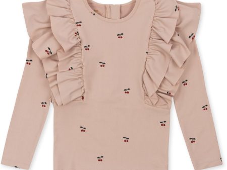 Konges Sløjd Manuca Frill Badebluse Cherry Blush Fashion