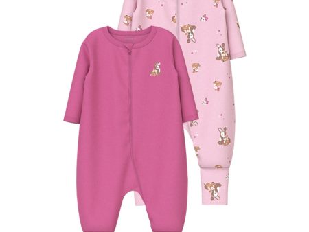 Name It Ibis Rose Natdragt 2-pack Zip Rose Deer Noos Online