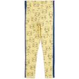 Mini Rodini Yellow Cathlethes Aop Leggings For Sale