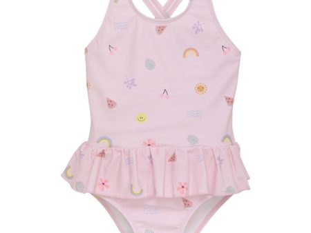 Color Kids Badedragt AOP Cherry Blossom Online Hot Sale