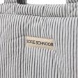 Sofie Schnoor White Black Striped Tote Bag on Sale