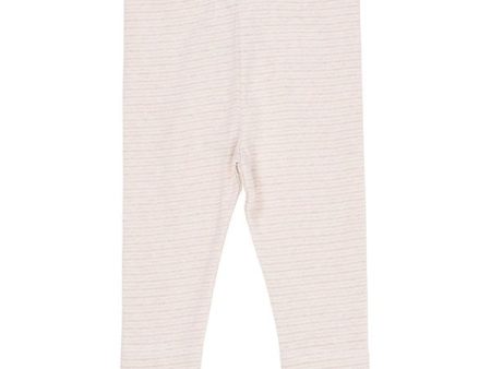 Copenhagen Colors Soft Pink Stripe Leggings Online now