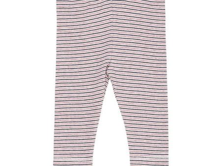 Copenhagen Colors Blue Red Stripe Leggings Supply