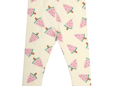 THE NEW Siblings White Swan Watermelon AOP Kaya Leggings Discount